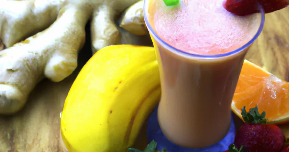 Ożywcze smoothie z imbirem